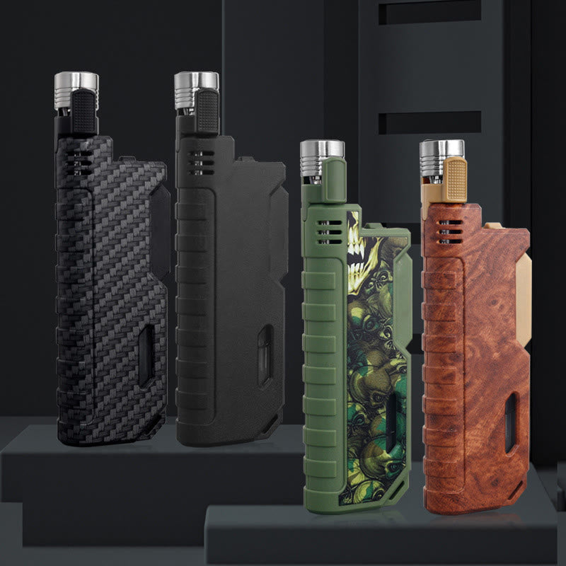 Retractable Handle Outdoor Inflatable Butane Lighter - image 2