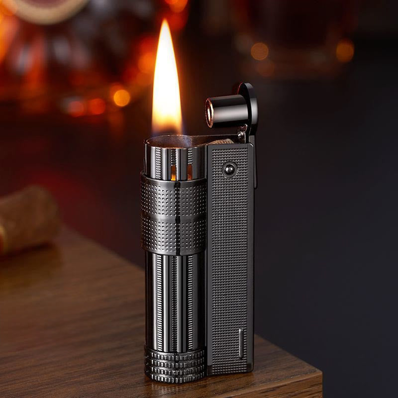 Removable Candle Fuel Tank Refillable Kerosene Lighter - Black - image 10