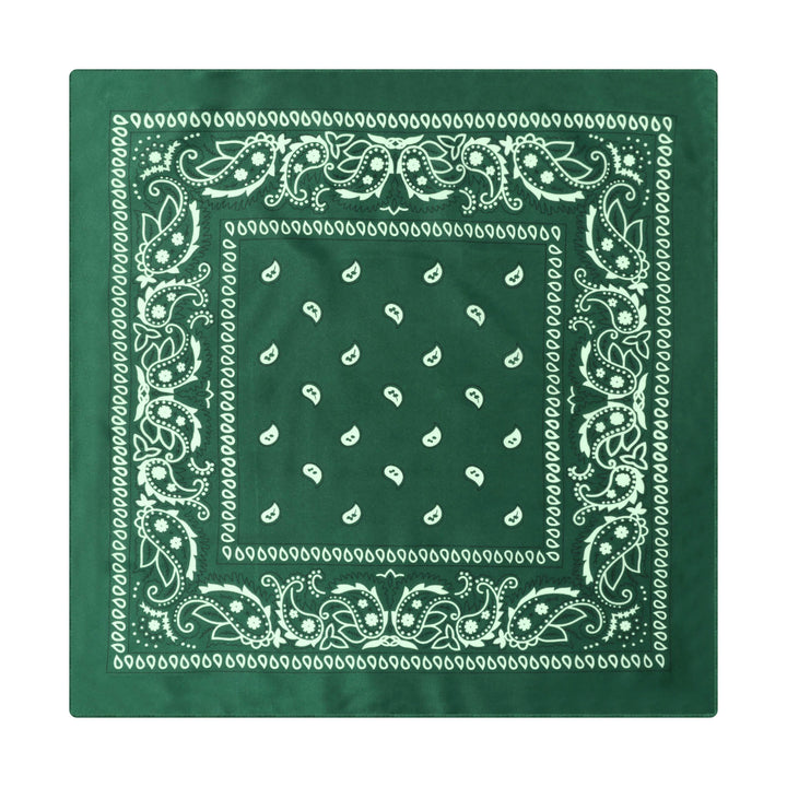 Paisley Cashew Print Pocket Square Brown Sailboat Buckle - Style #8 - image 9