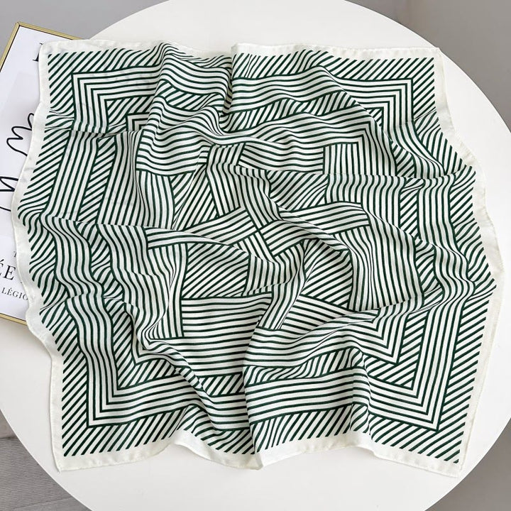 Retro Contrasting Cashew Patterned Pocket Square With Flower Buckle - Style #22 - image 27