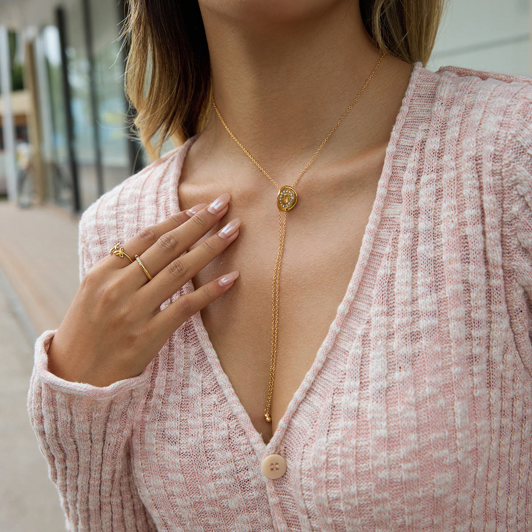 Shine Rhinestone Western Cowboy Hat-Shape Necklace - image 4