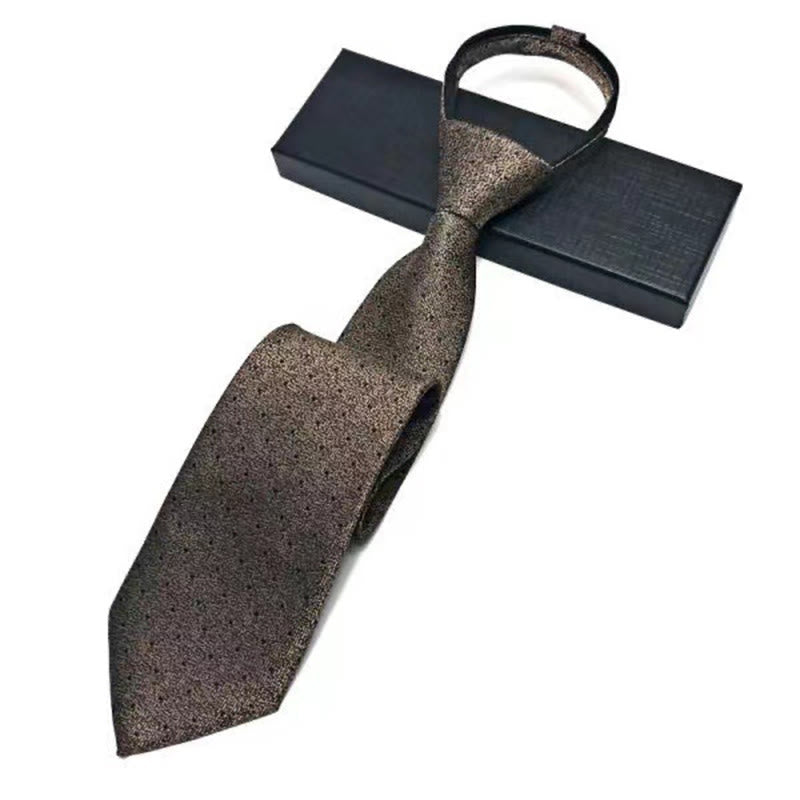 Men's Vintage Pattern Adjustable Pre-tied Necktie - Style #4 - image 4