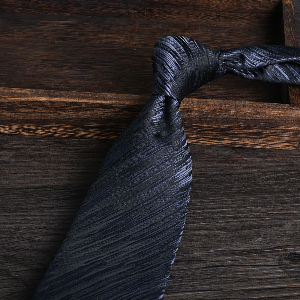 Men's Floral Jacquard Textured Formal Necktie - Style #1 - image 1