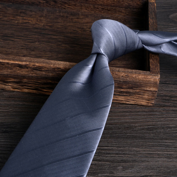 Men's Floral Jacquard Textured Formal Necktie - Style #12 - image 12