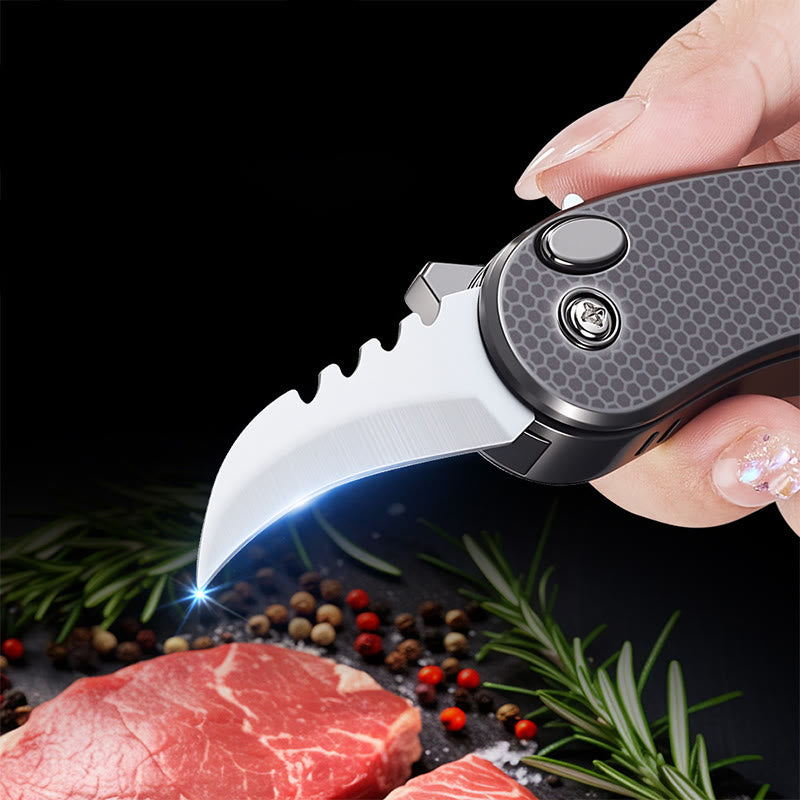 2-in-1 EDC-Tool Folding Knife Alloy Butane Lighter - image 3