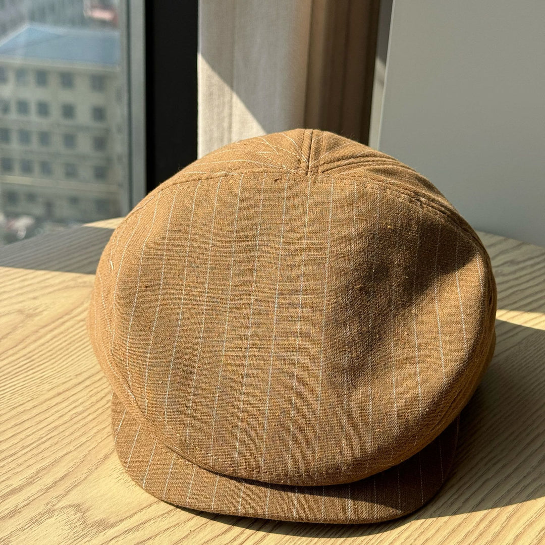 Lightweight Vintage Striped Breathable Beret Hat - image 1
