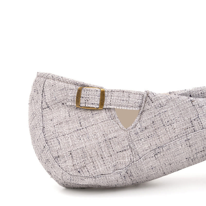 Summer Retro Woven Texture Adjustable Beret Hat - image 6