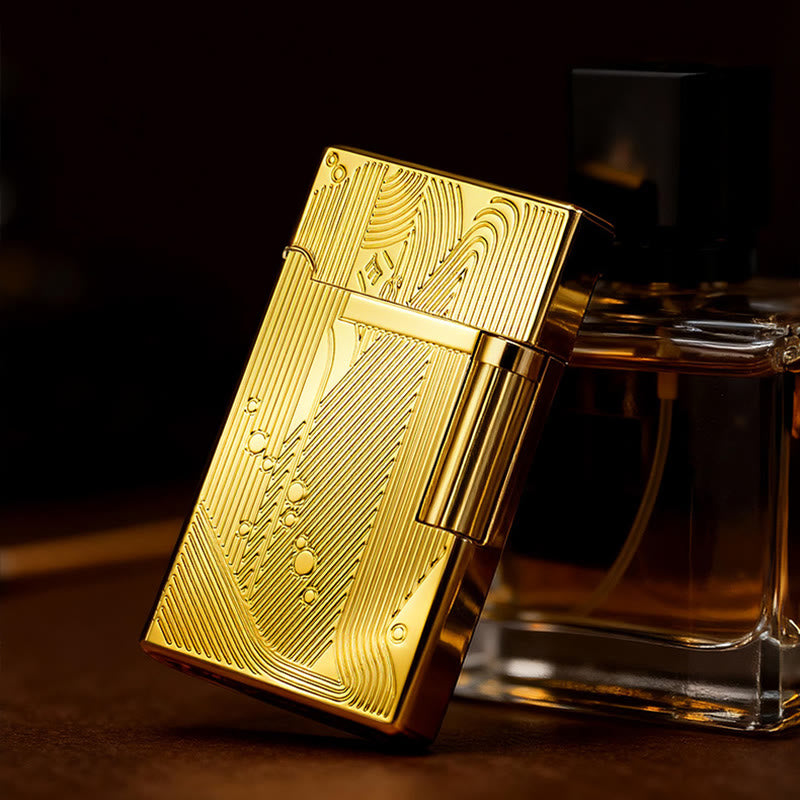 Luxury Line Carving Alloy Butane Lighter - image 5