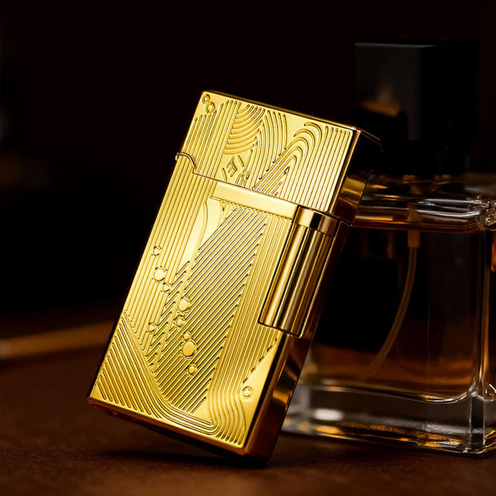 Luxury Line Carving Alloy Butane Lighter - image 5