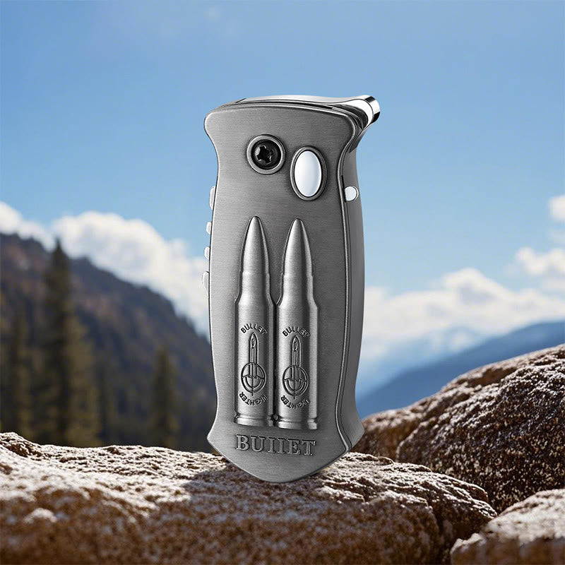 2-in-1 Outdoor Multifunctional Carving Folding Knife Lighter - Black - Style #2 - image 24