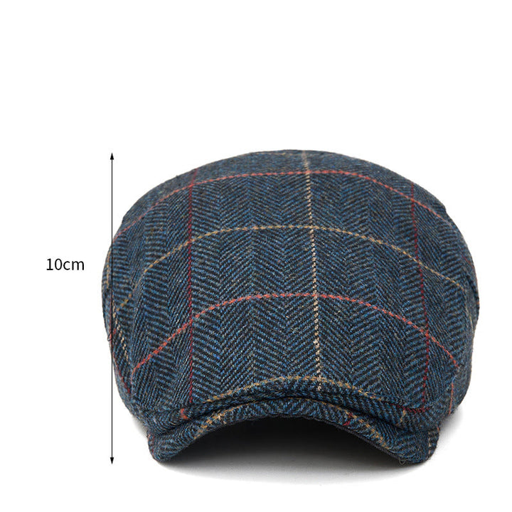 Summer Lightweight Checkered Beret Hat - image 1