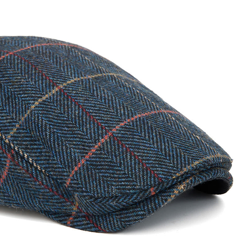 Summer Lightweight Checkered Beret Hat - image 2