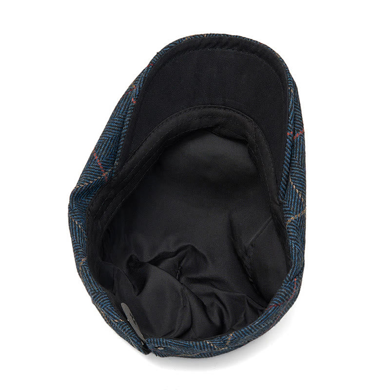 Summer Lightweight Checkered Beret Hat - image 4