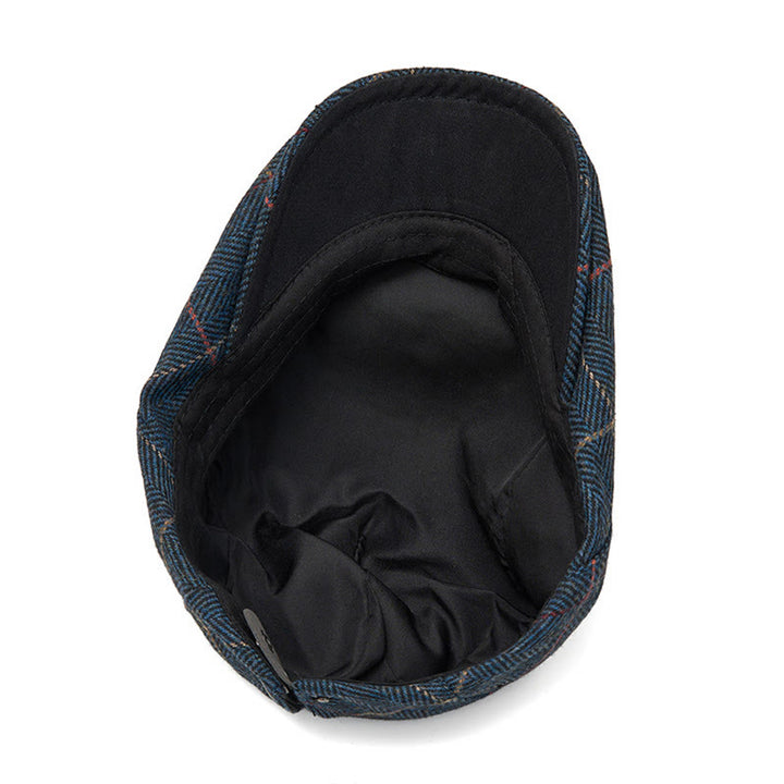 Summer Lightweight Checkered Beret Hat - image 4