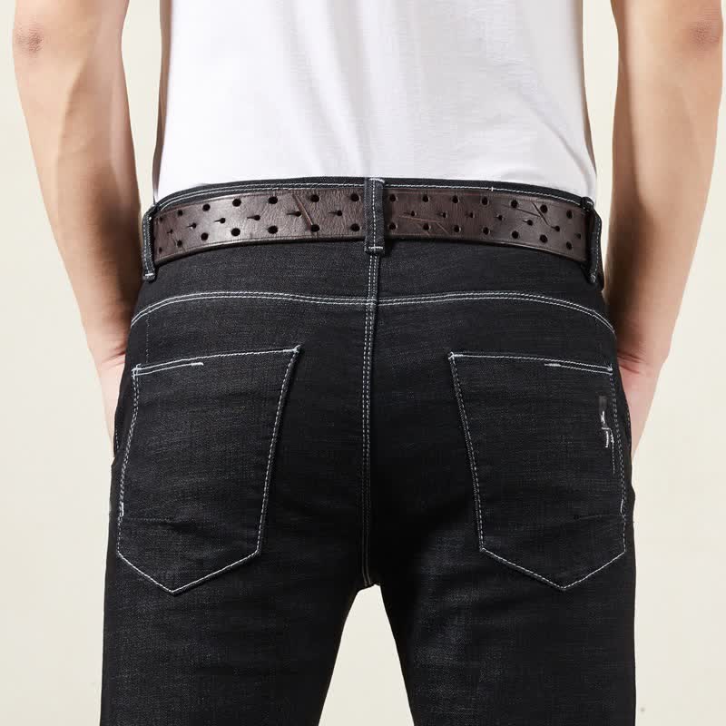 Rugged Style Double Prong Workwear Leather Belt - image 2