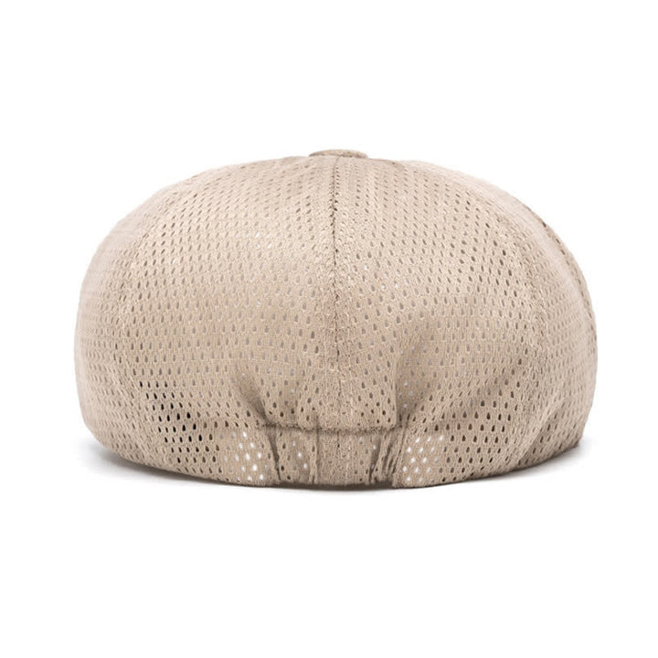 Timeless Solid Color Breathable Mesh Summer Beret Hat - image 6
