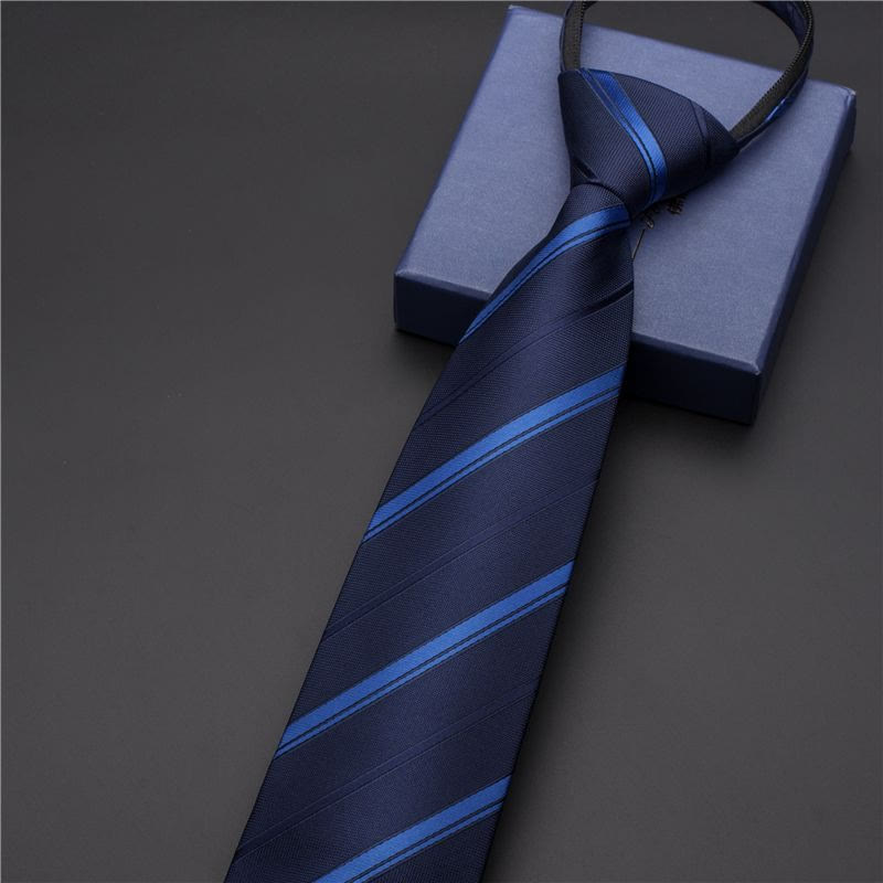 Men's Vintage Printed Necktie With Carved Tie Clip - Style #10 - Silver - image 13