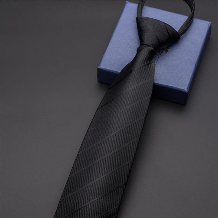 Men's Vintage Printed Necktie With Carved Tie Clip - Style #16 - Silver - image 21