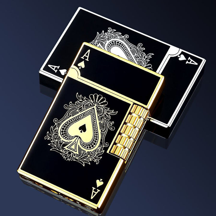 Metal Creative Poker Spades A Butane Lighter - image 4