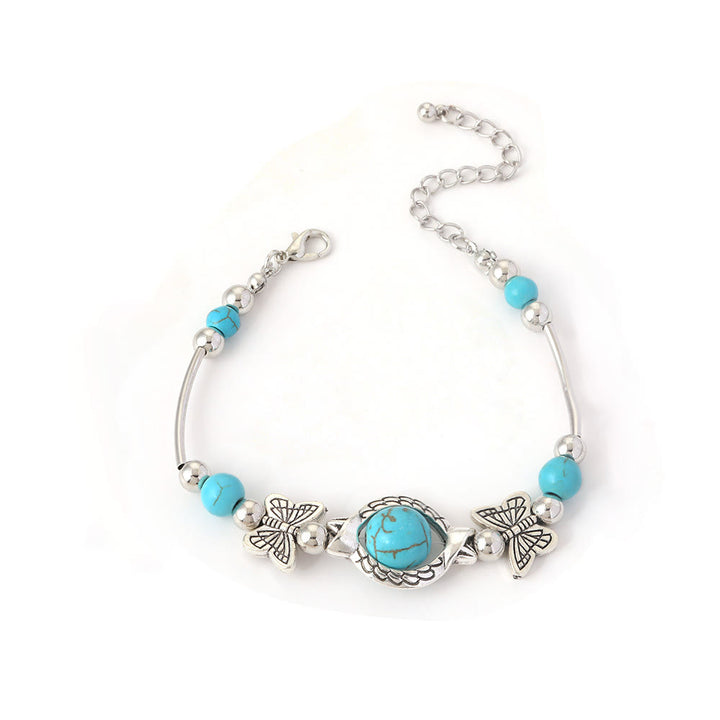 Western Boho Style Turquoise Butterfly Bracelet - West Charms - image 0
