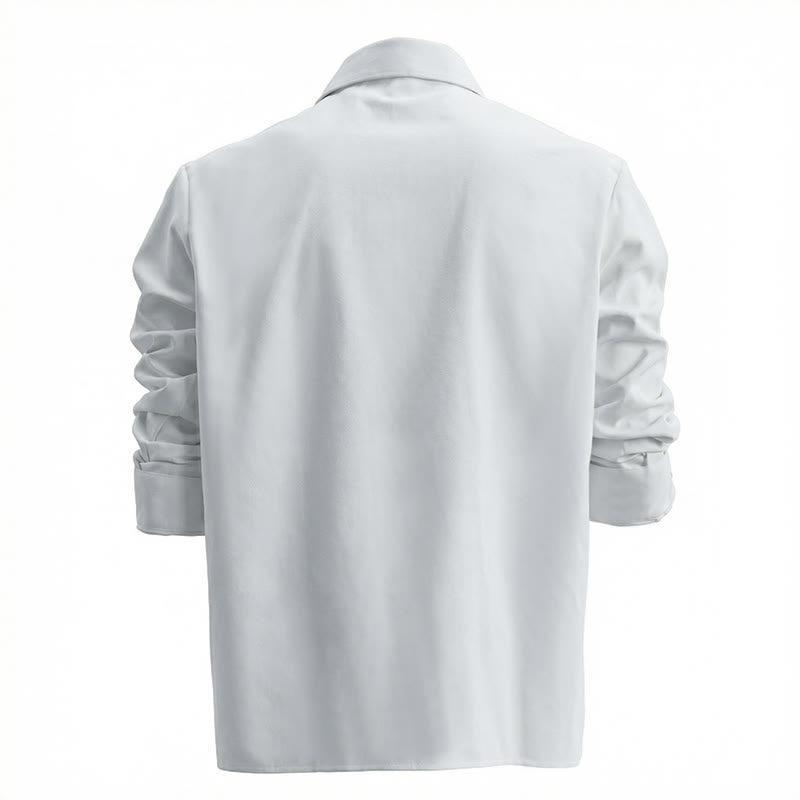Men's Western Style Bull & Arrow Printed Double Chest Pockets Shirt - image 3