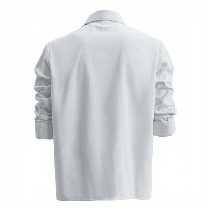Men's Western Style Bull & Arrow Printed Double Chest Pockets Shirt - image 3