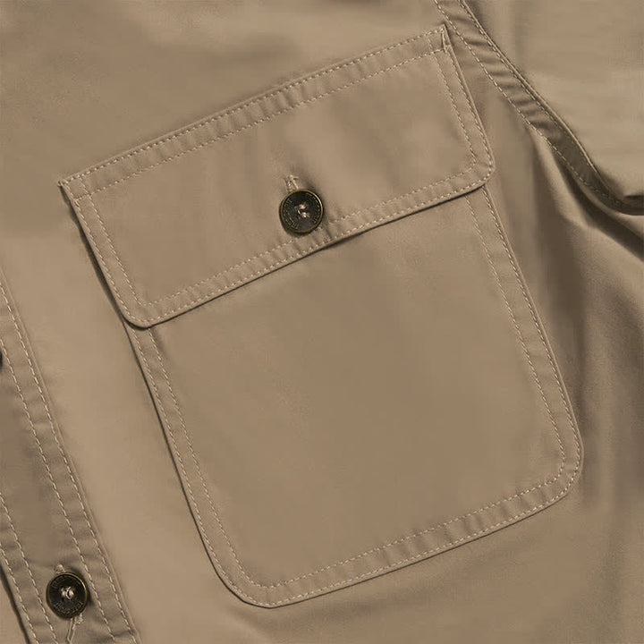 Men's Summer Workwear Cowboy Shirt With Chest Pockets - image 9