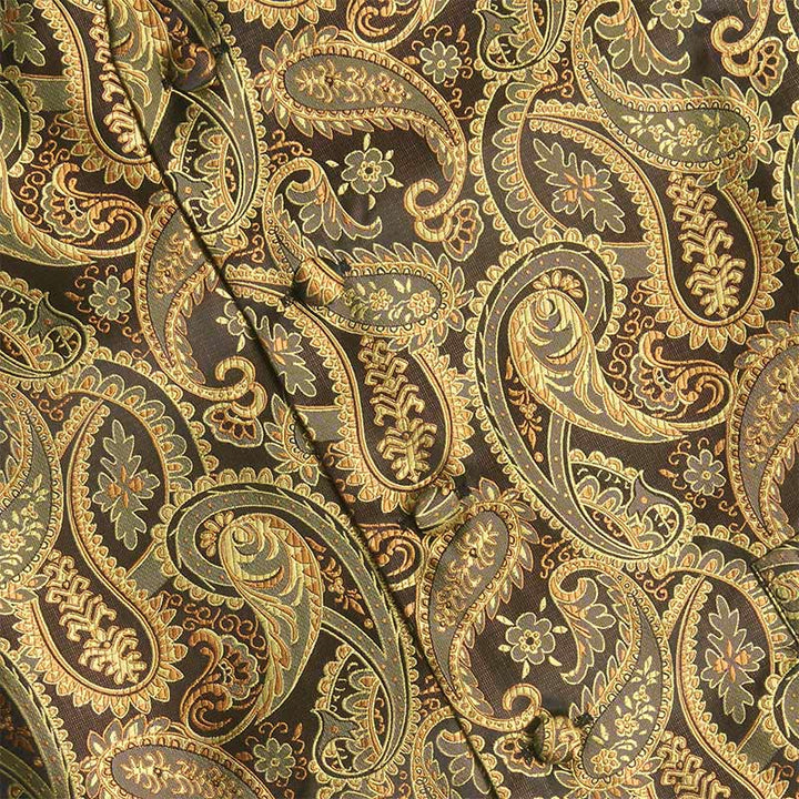 3Pcs Men's Fashion Jacquard Paisley Pattern Vest Set - image 9