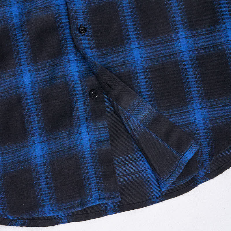 Men's Western Vibe Checkered Pattern Sleeveless Shirt Vest - image 7
