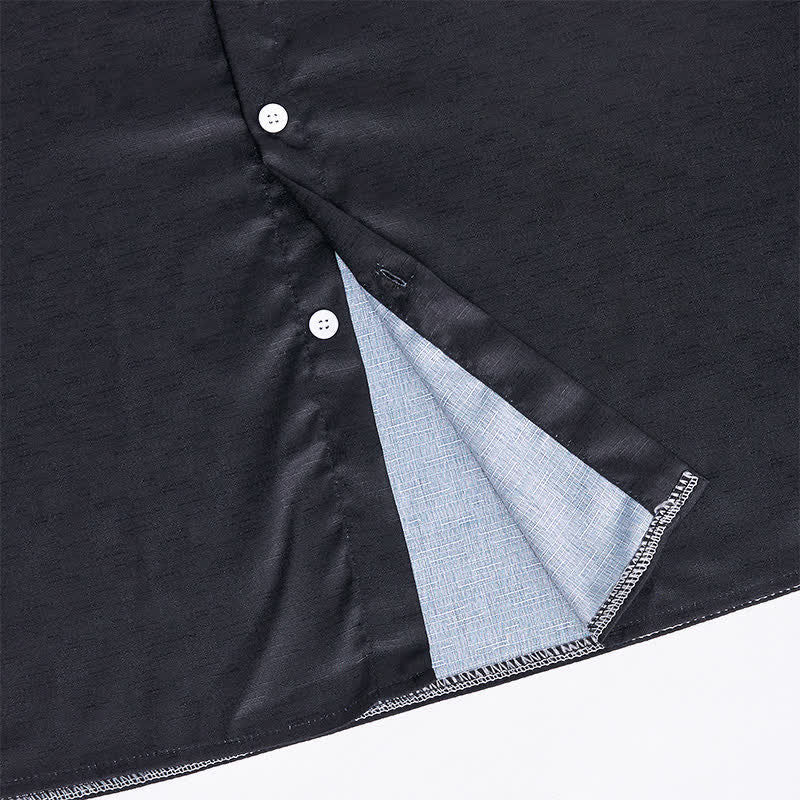 Men's Color-Block Horse Printed Color-Block Shirt - image 6