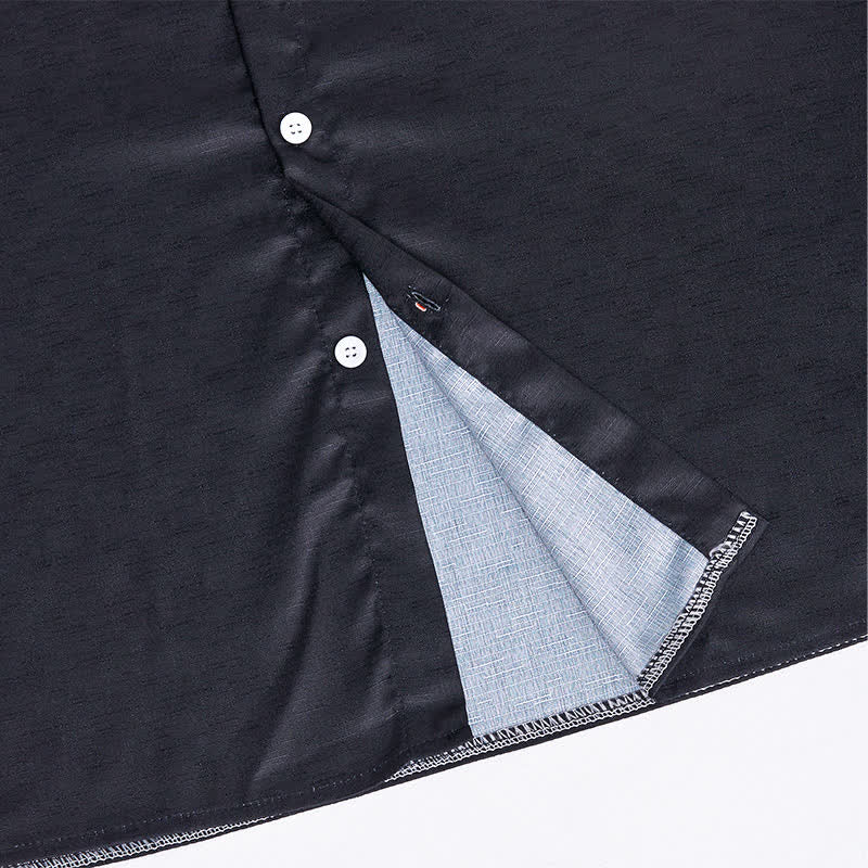 Men's Blue Southwestern Aztec 3D Printed Cowboy Shirt - image 6
