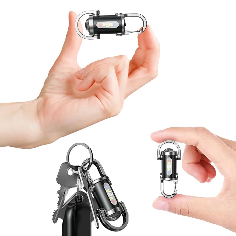 Multifunctional Waterproof Mini LED Flashlight Portable Keychain - image 5