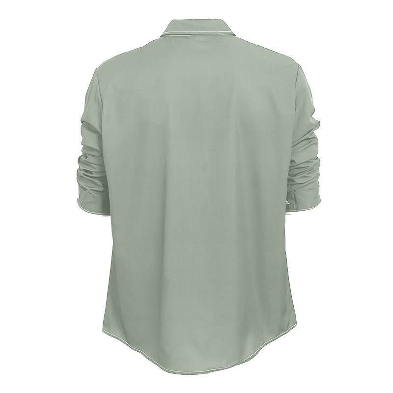 Men's Retro Style Long Sleeve Sophisticated Shirt - image 26