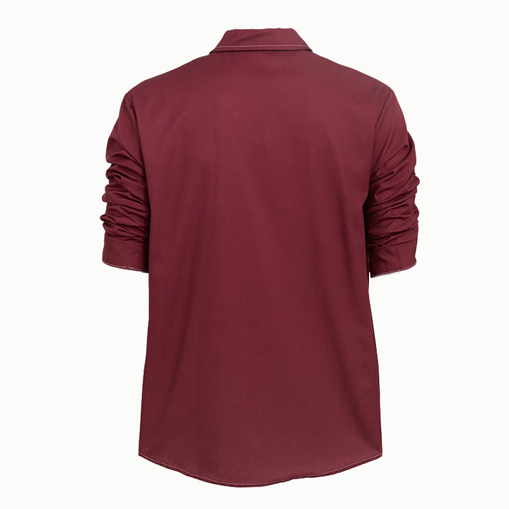 Men's Retro Style Long Sleeve Sophisticated Shirt - image 5