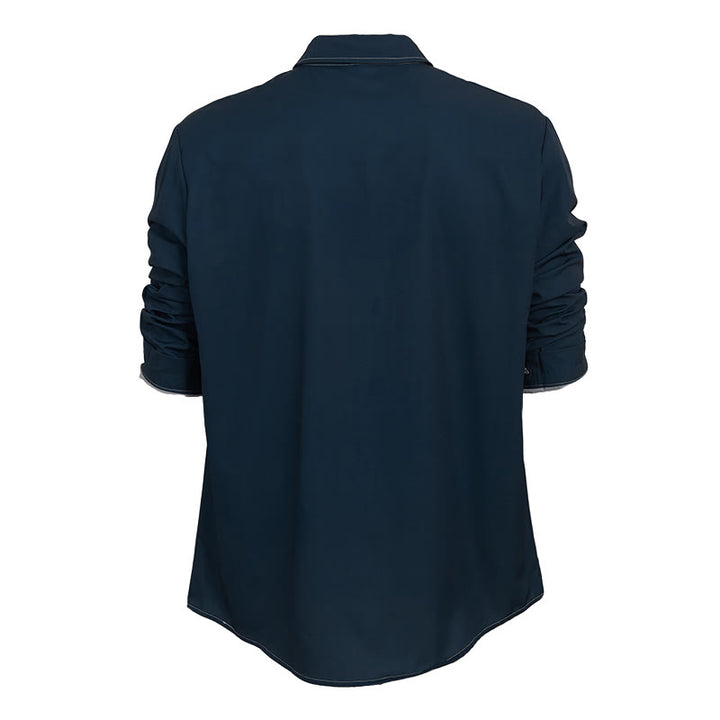 Men's Retro Style Long Sleeve Sophisticated Shirt - image 16