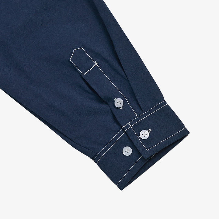 Men's Retro Western Casual Button-Down Long Sleeve Shirt - image 16