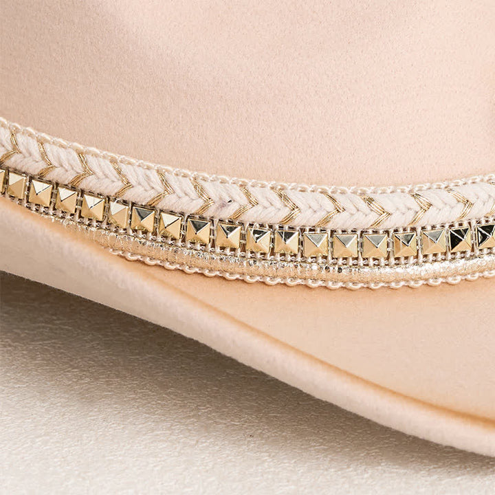 Men's Silver Bull Head Belt Stars Beige Cowboy Hat - image 3