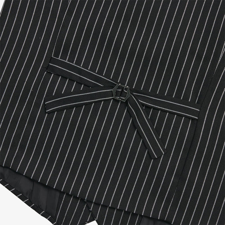 Men's Slim Fit Striped Formal Dress Waistcoat - image 13