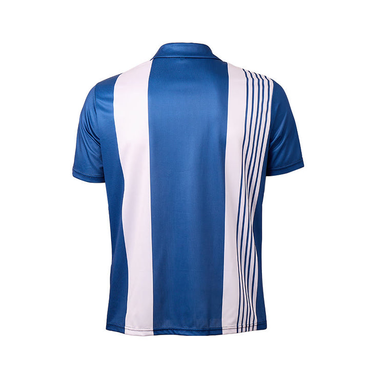 Men's Vintage Striped Argyle Pattern Casual Polo Shirt - image 10
