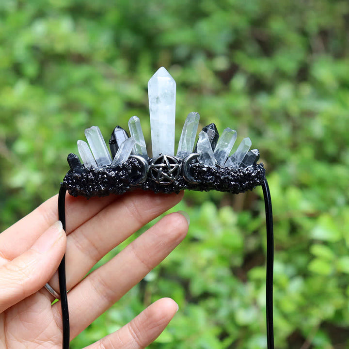 Enchanted Forest Natural Crystal Suit Pocket Brooch - Style #7 - image 7
