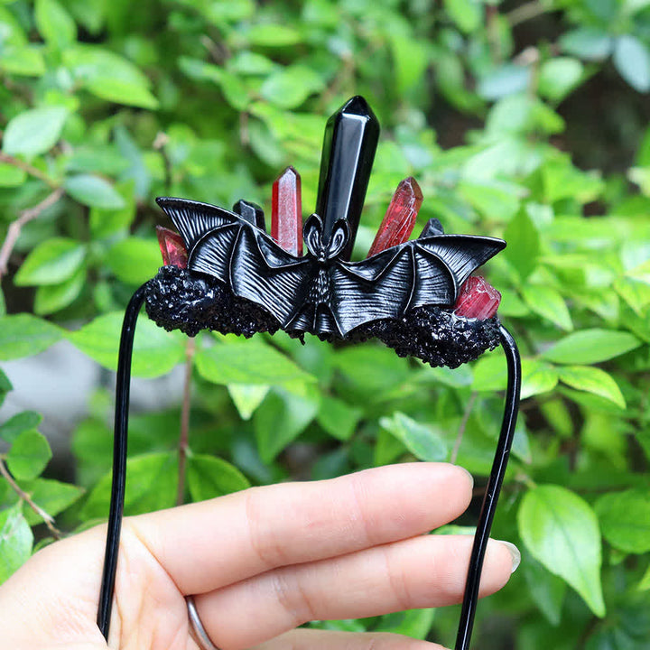 Enchanted Forest Natural Crystal Suit Pocket Brooch - Style #10 - image 10