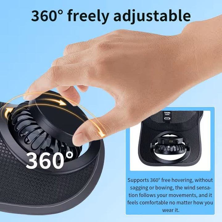 Solar-Powered USB Fan Cooling Breathable Mesh Baseball Cap - image 4