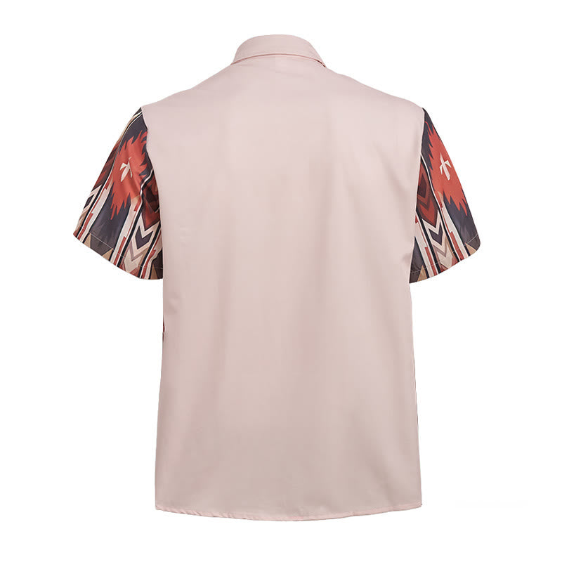 Men's Vintage Cowboy Rodeo Print Casual Short Sleeve Shirt - image 10