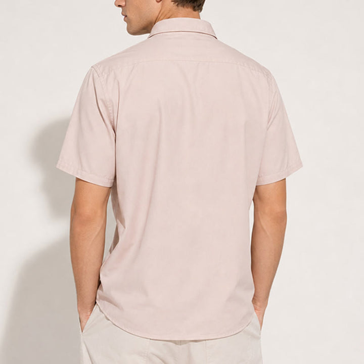 Men's Western Horse Print Casual Loose Short Sleeve Shirt - image 3