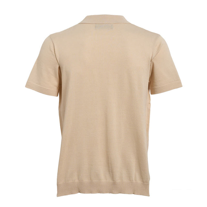 Men's Vertical Striped Knit Casual Daily Mens Polo Shirt - image 12