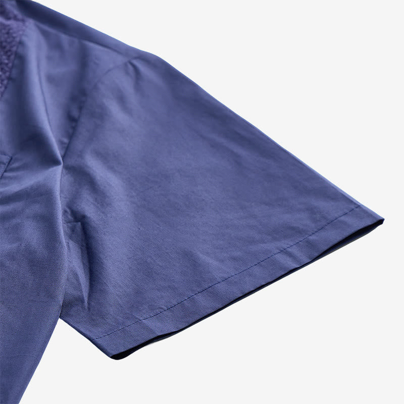 Modern Cuban-Inspired Embroidered Casual Shirt - image 14