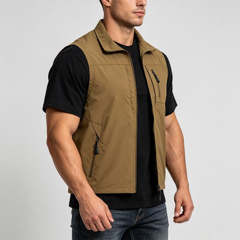 Men's Quick-Dry Fishing Outdoor Lightweight Vest - image 2
