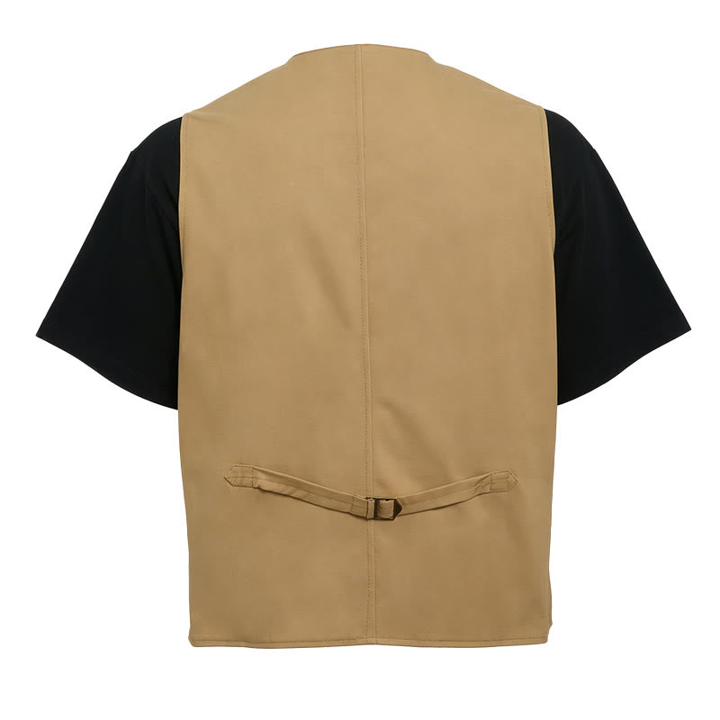 Men's Button-Up Workwear Lightweight Outdoor Vest - image 6