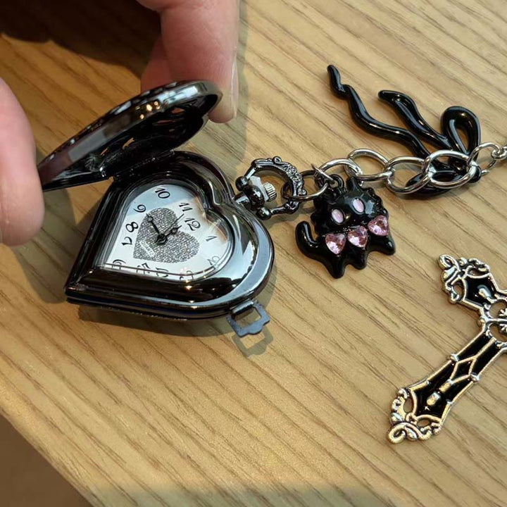 Fashion Decor Ornament Coquette Hollow Pocket Watch With Charms - image 22
