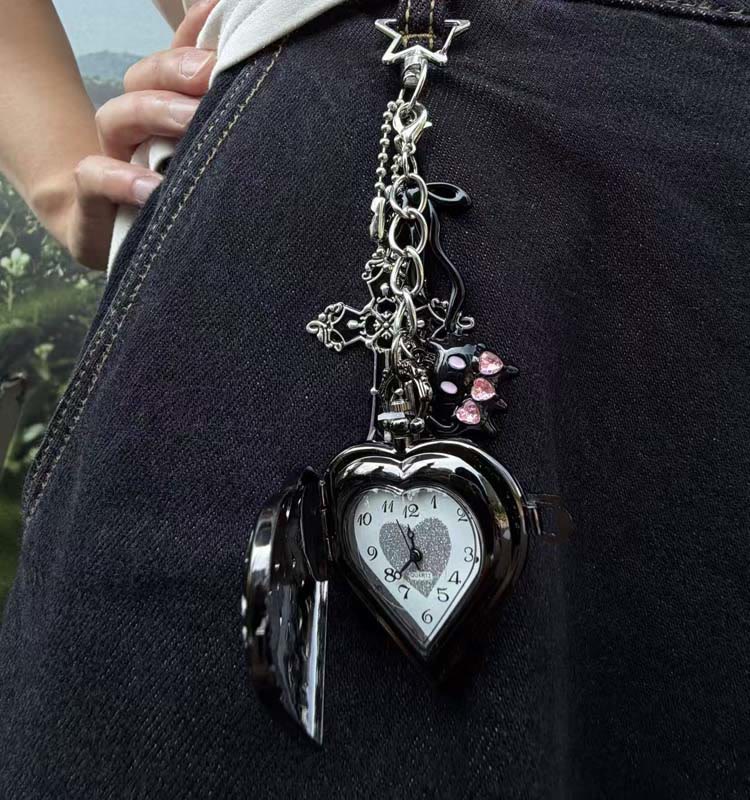 Fashion Decor Ornament Coquette Hollow Pocket Watch With Charms - image 21